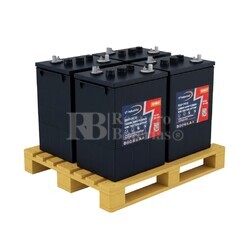 Pack 4 bateras VT MOTIVE CNFL06L16HC | 6 Voltios 420 Amperios Ciclo Profundo